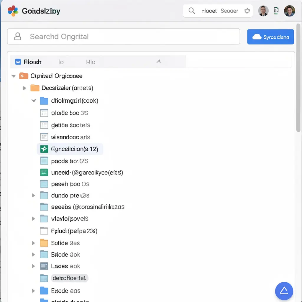 Organized digital workspace showing efficient file management